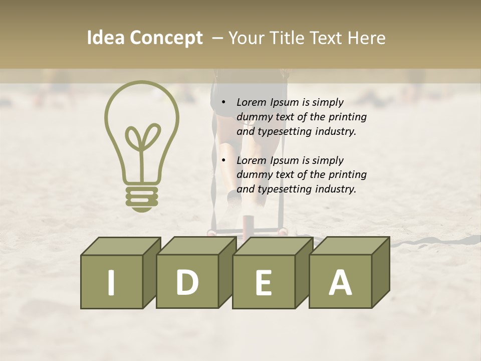 Workout Strong Sportswear PowerPoint Template