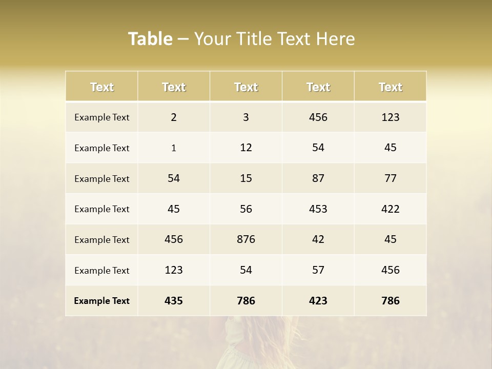 European Outdoors Calm PowerPoint Template