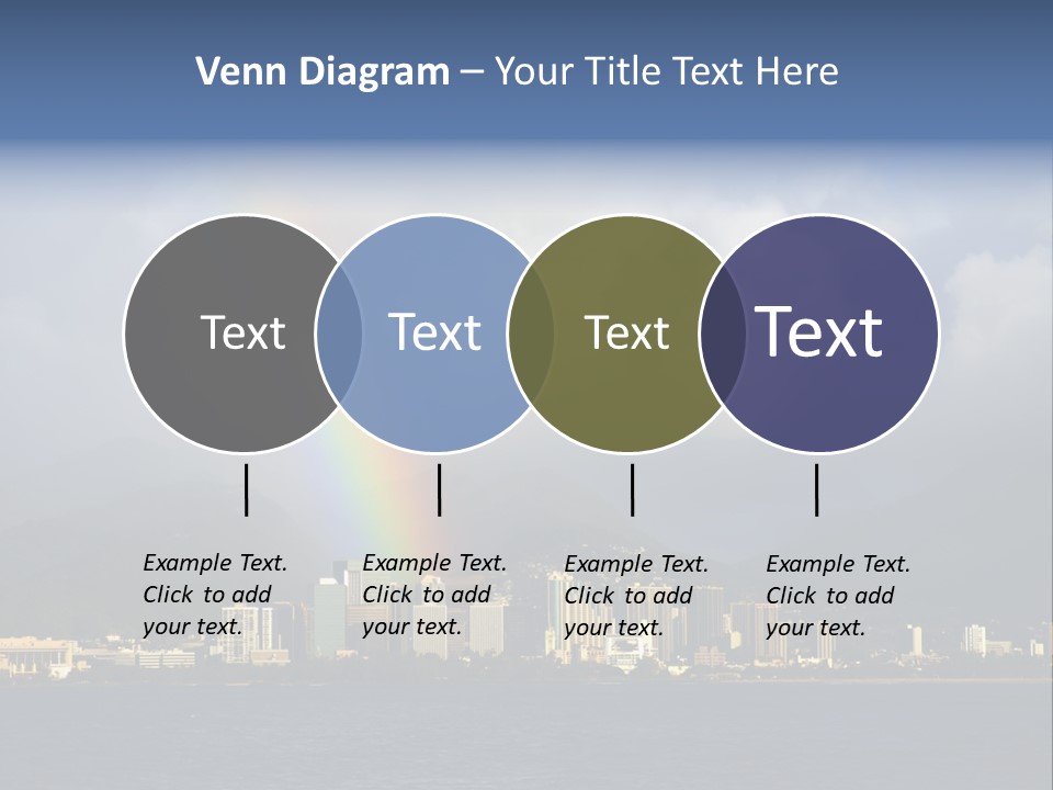 Ocean Clouds Mountains PowerPoint Template