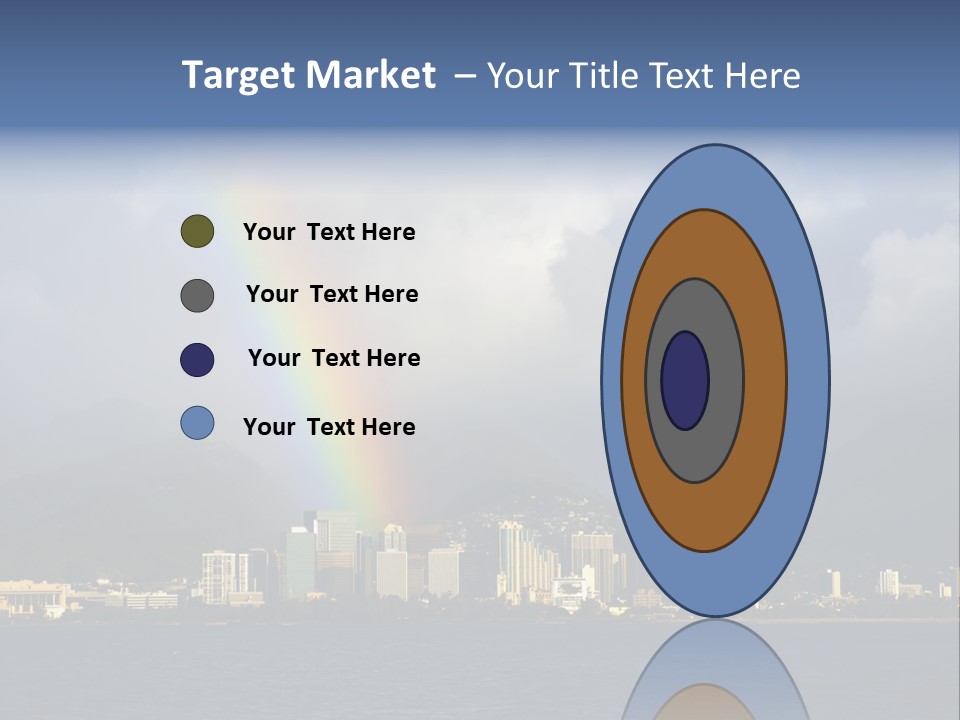 Ocean Clouds Mountains PowerPoint Template