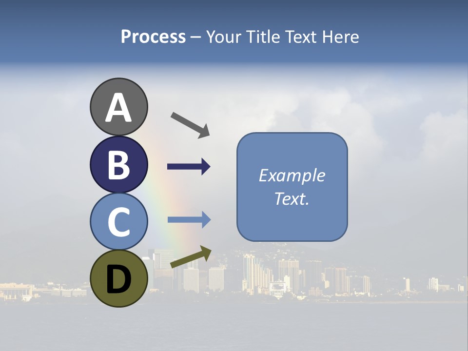 Ocean Clouds Mountains PowerPoint Template