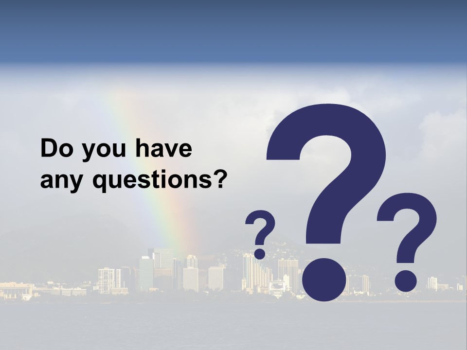 Ocean Clouds Mountains PowerPoint Template