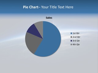 Horizon Planet Illustration PowerPoint Template