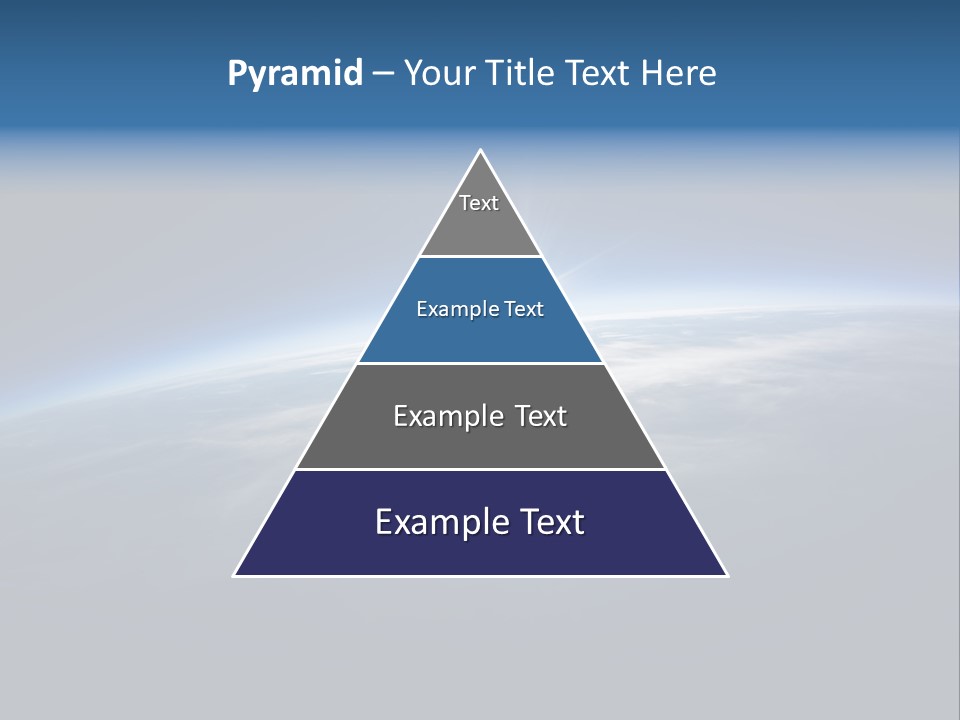 Horizon Planet Illustration PowerPoint Template
