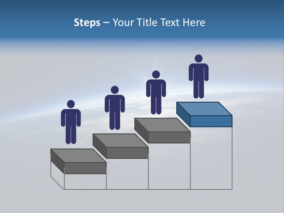 Horizon Planet Illustration PowerPoint Template