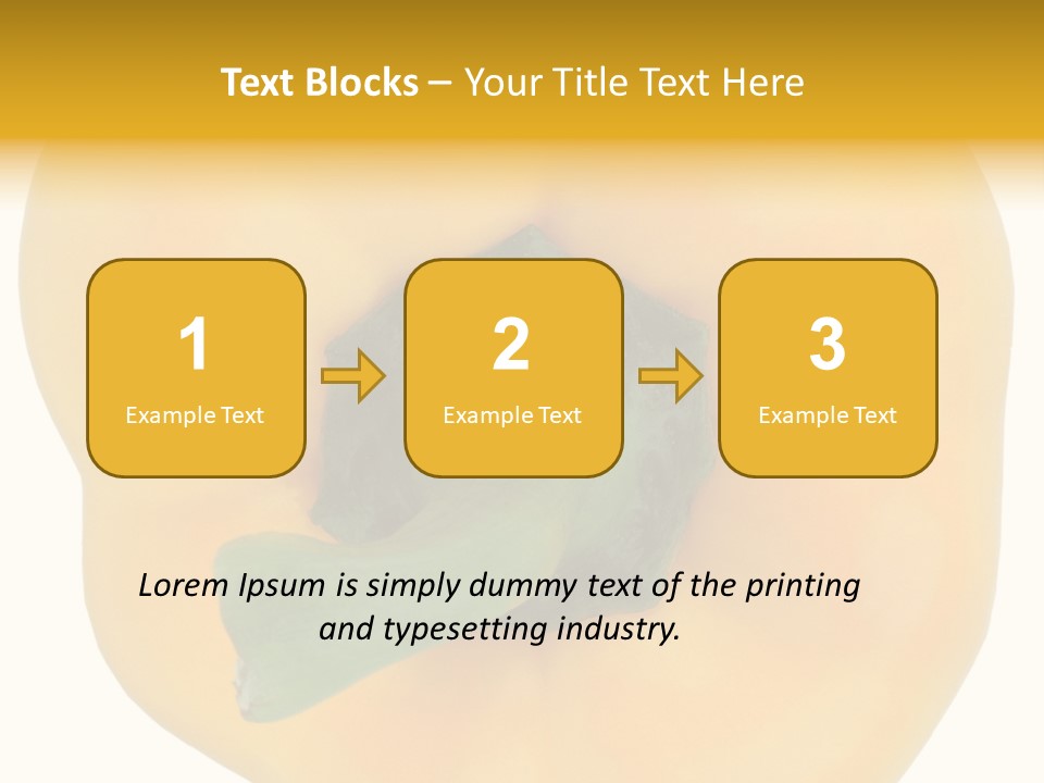 Luggage Claim Button PowerPoint Template