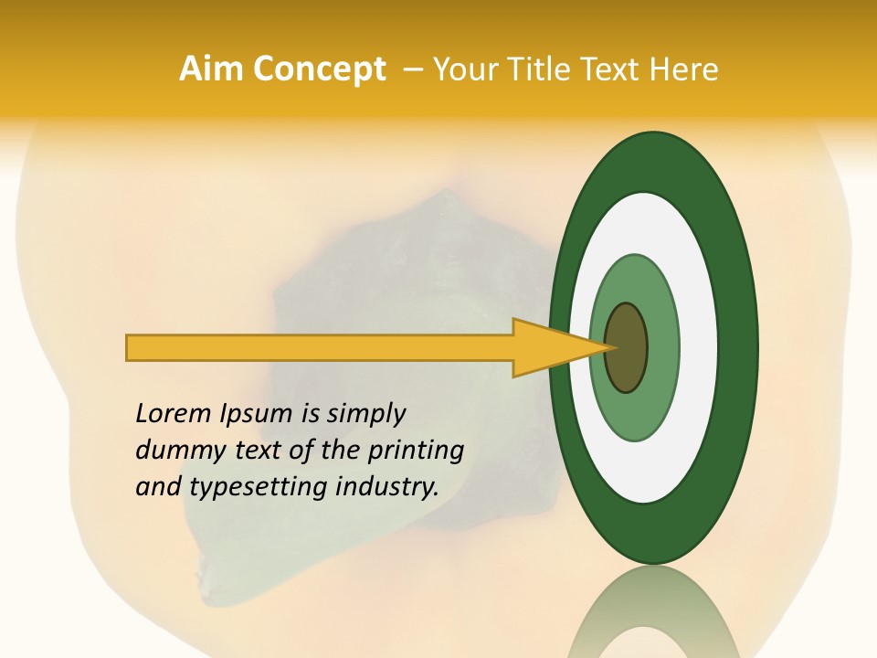 Luggage Claim Button PowerPoint Template