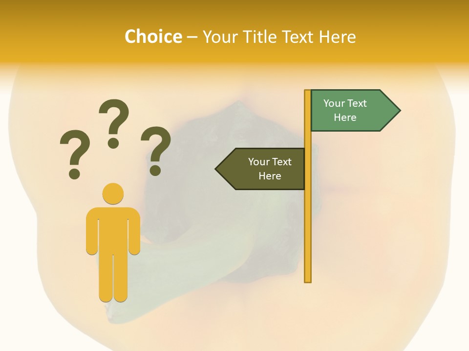 Luggage Claim Button PowerPoint Template