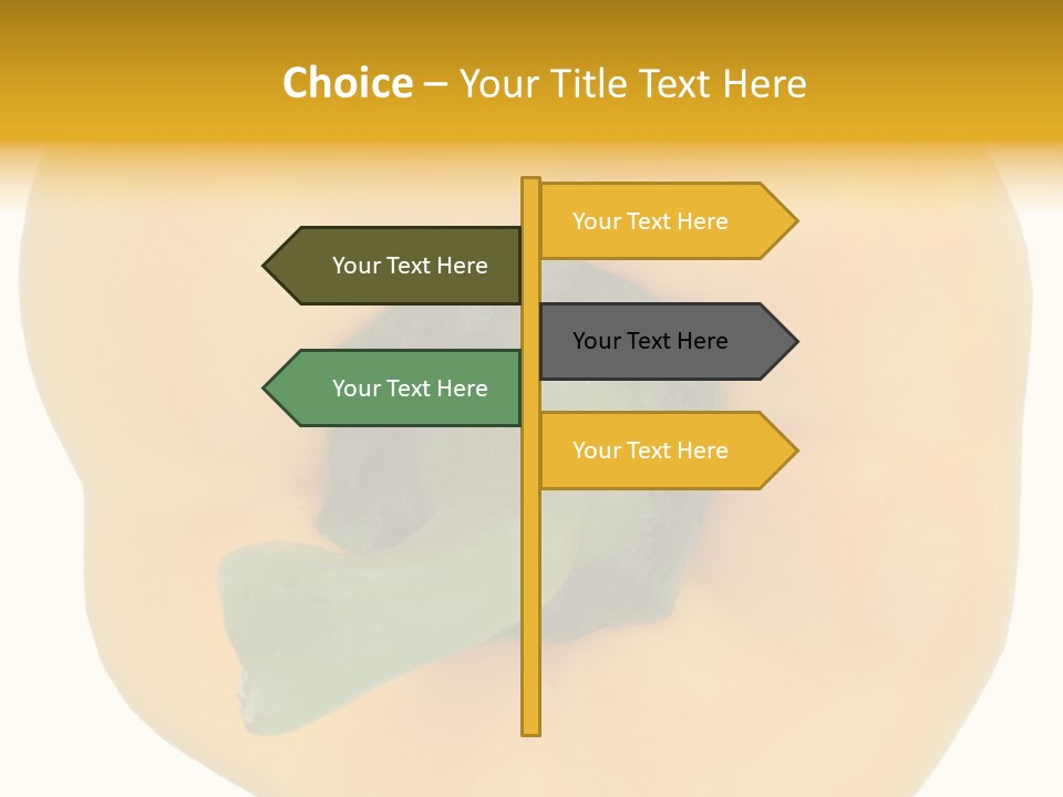 Luggage Claim Button PowerPoint Template