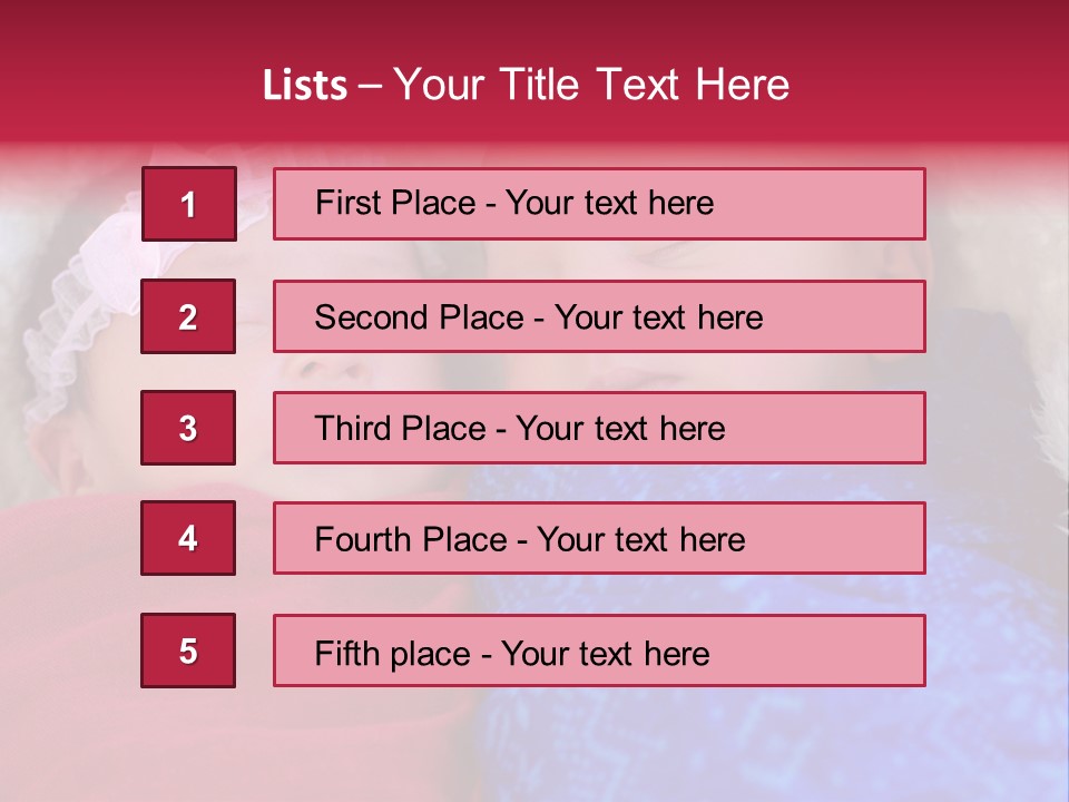 Fraternal Baby Sisters PowerPoint Template