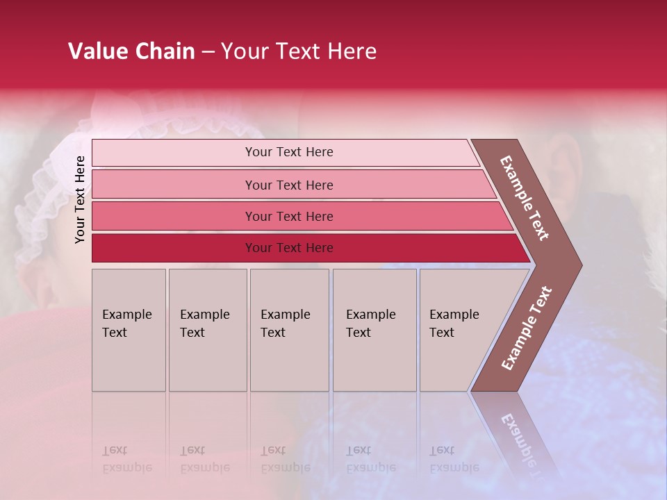 Fraternal Baby Sisters PowerPoint Template