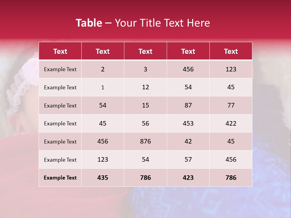 Fraternal Baby Sisters PowerPoint Template