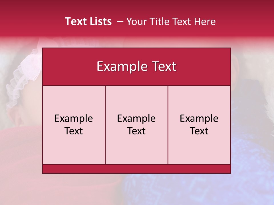 Fraternal Baby Sisters PowerPoint Template