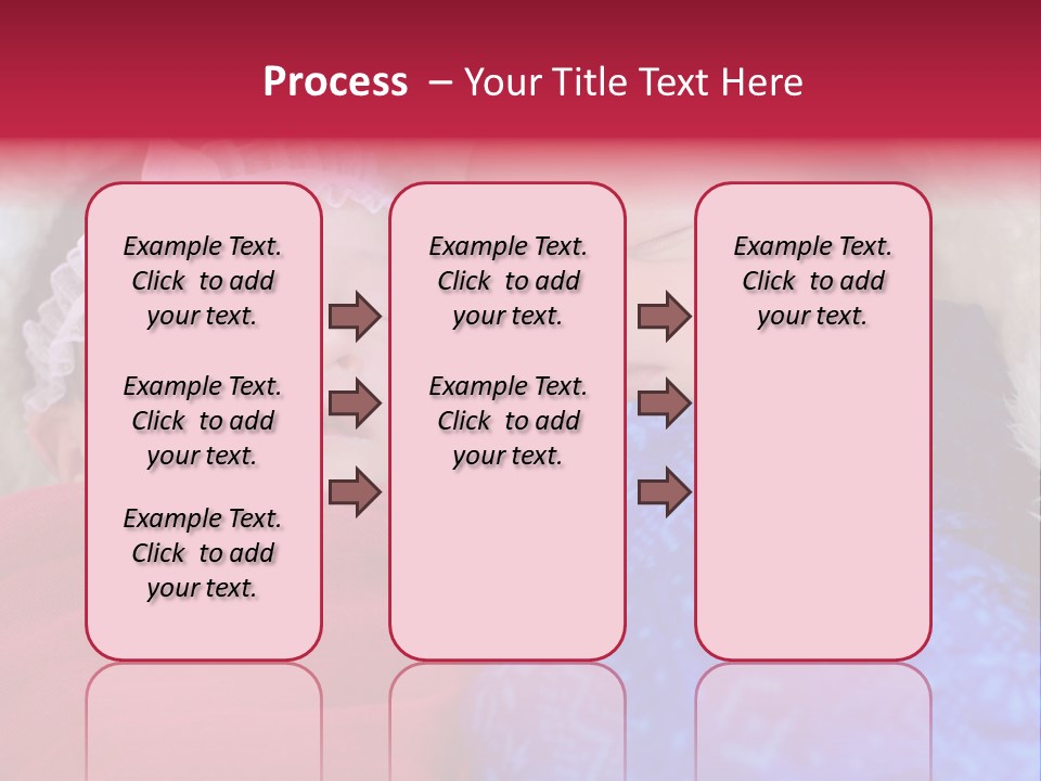 Fraternal Baby Sisters PowerPoint Template