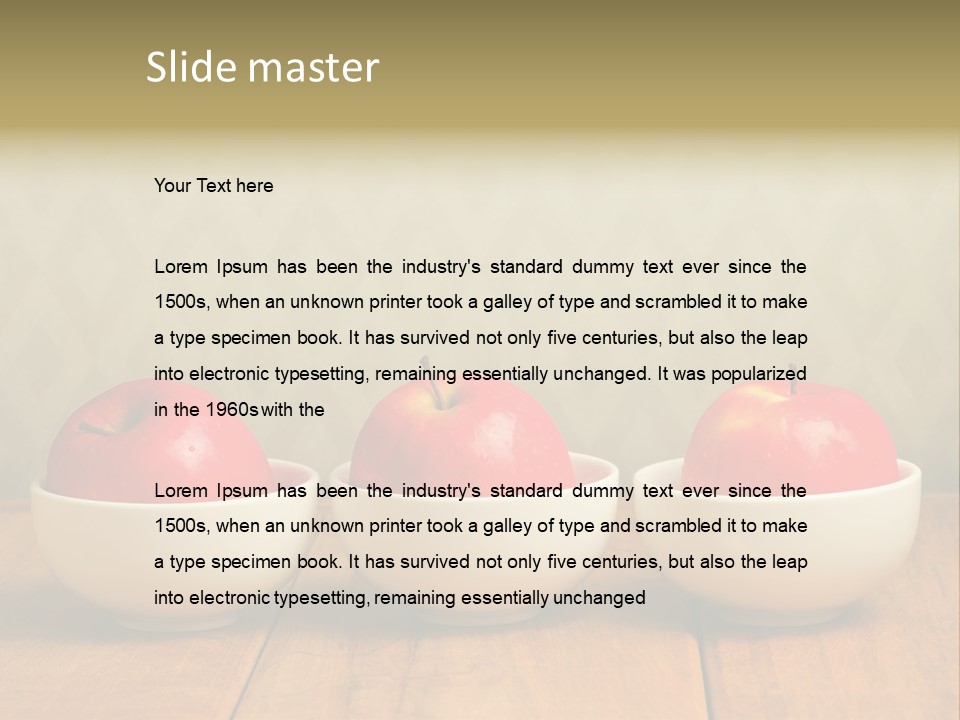 Dish White Home PowerPoint Template