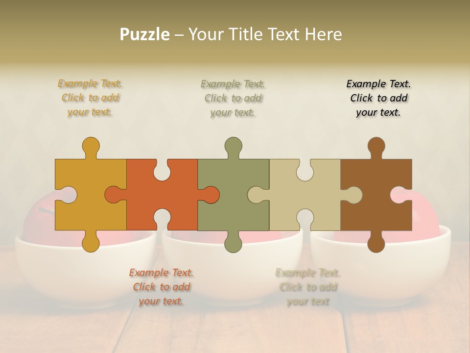 Dish White Home PowerPoint Template