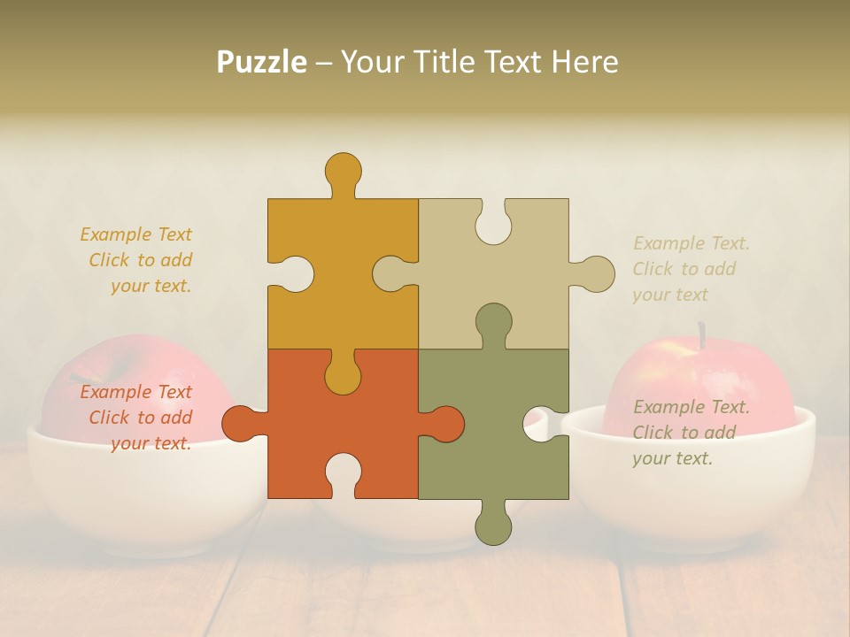 Dish White Home PowerPoint Template