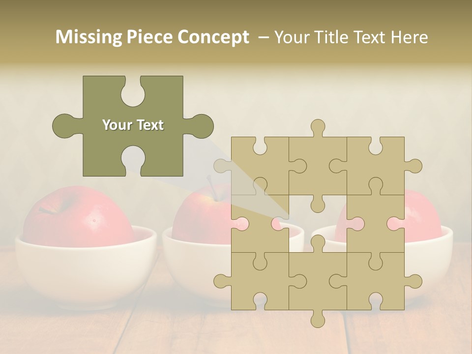 Dish White Home PowerPoint Template