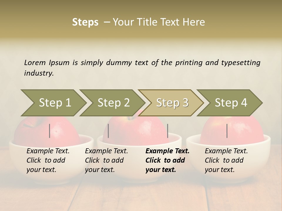 Dish White Home PowerPoint Template