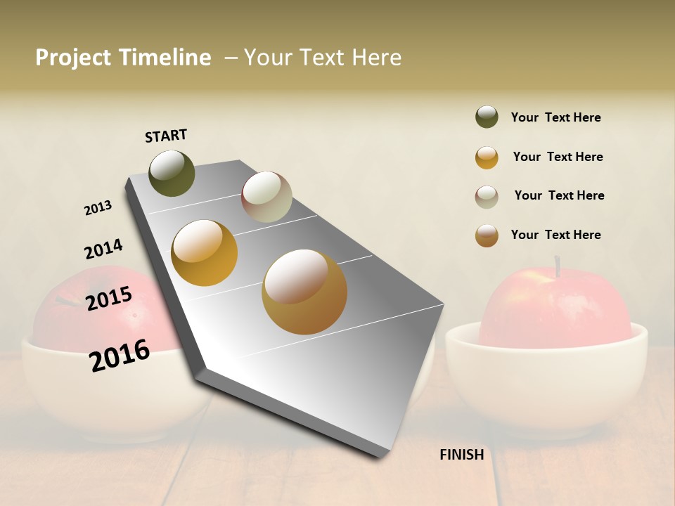Dish White Home PowerPoint Template
