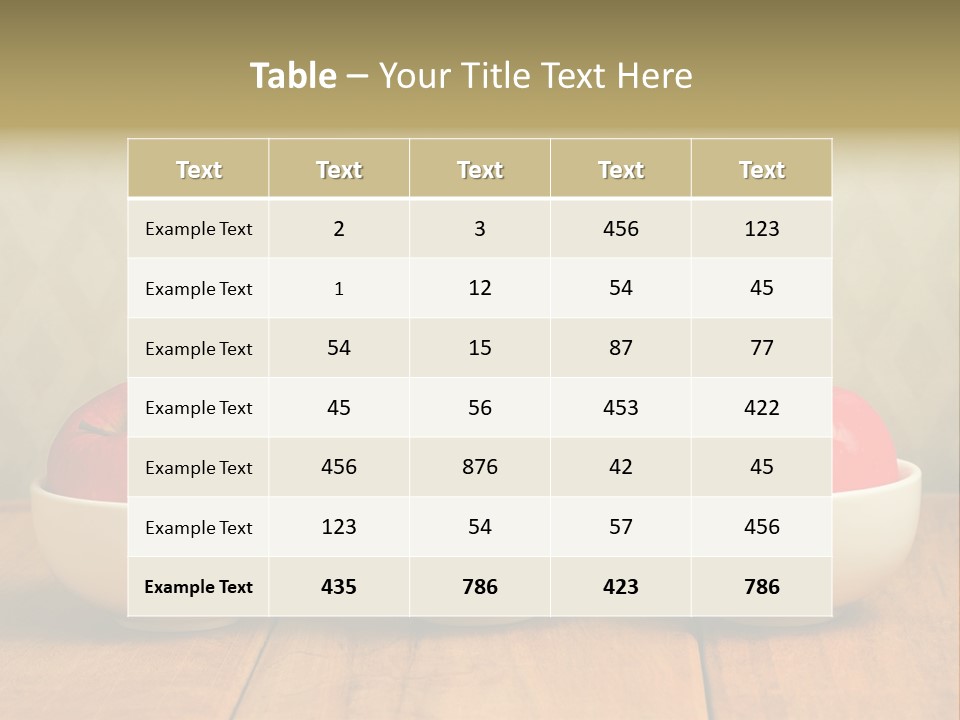 Dish White Home PowerPoint Template