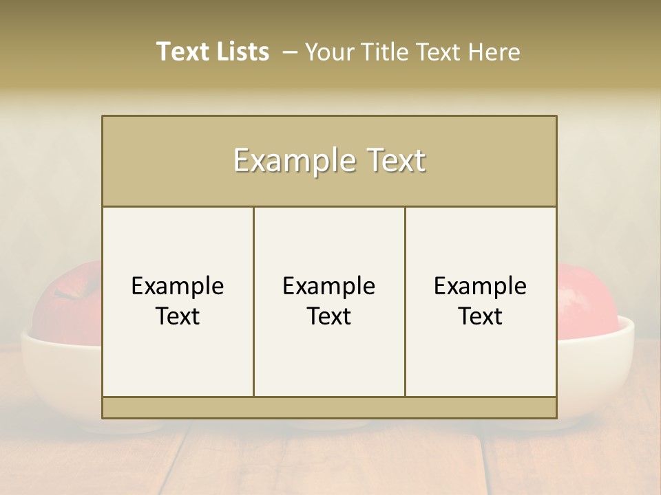 Dish White Home PowerPoint Template