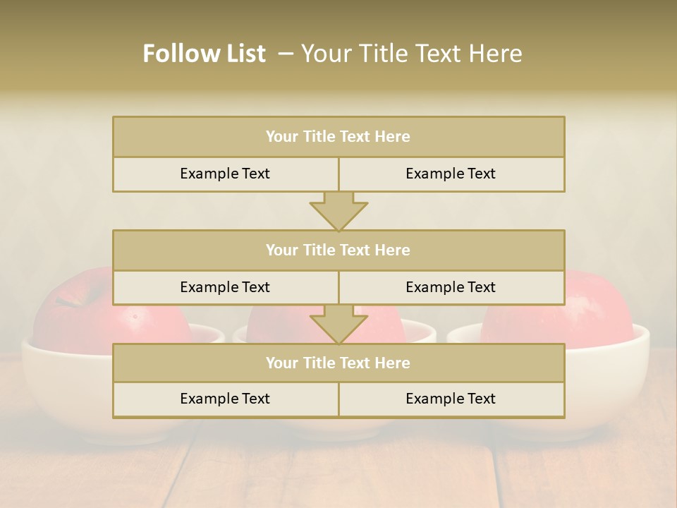 Dish White Home PowerPoint Template