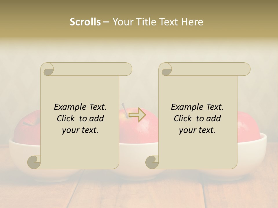 Dish White Home PowerPoint Template