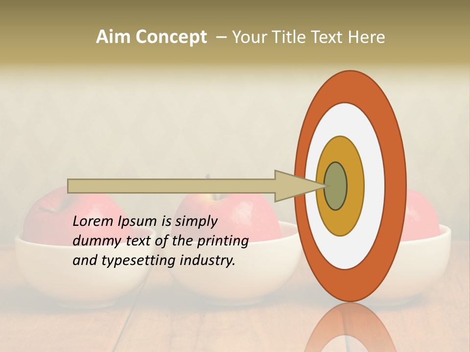 Dish White Home PowerPoint Template