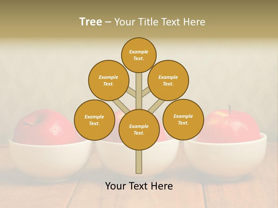 Dish White Home PowerPoint Template