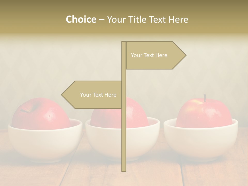 Dish White Home PowerPoint Template