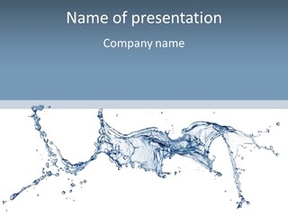 Isolated White Wash PowerPoint Template