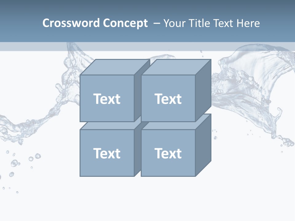 Isolated White Wash PowerPoint Template