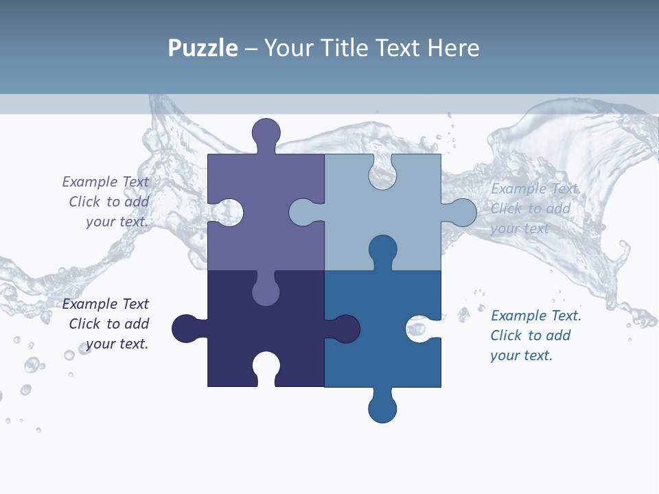 Isolated White Wash PowerPoint Template