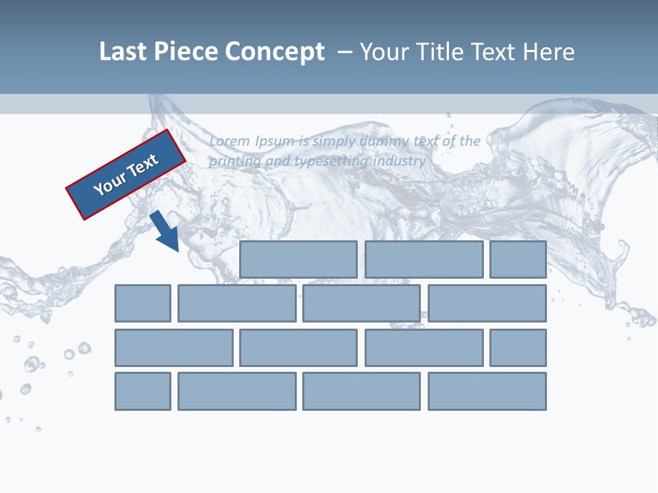 Isolated White Wash PowerPoint Template