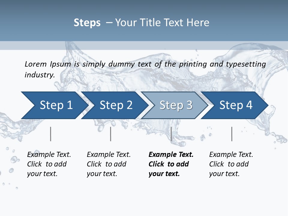 Isolated White Wash PowerPoint Template