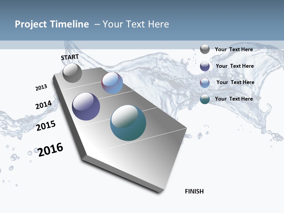 Isolated White Wash PowerPoint Template