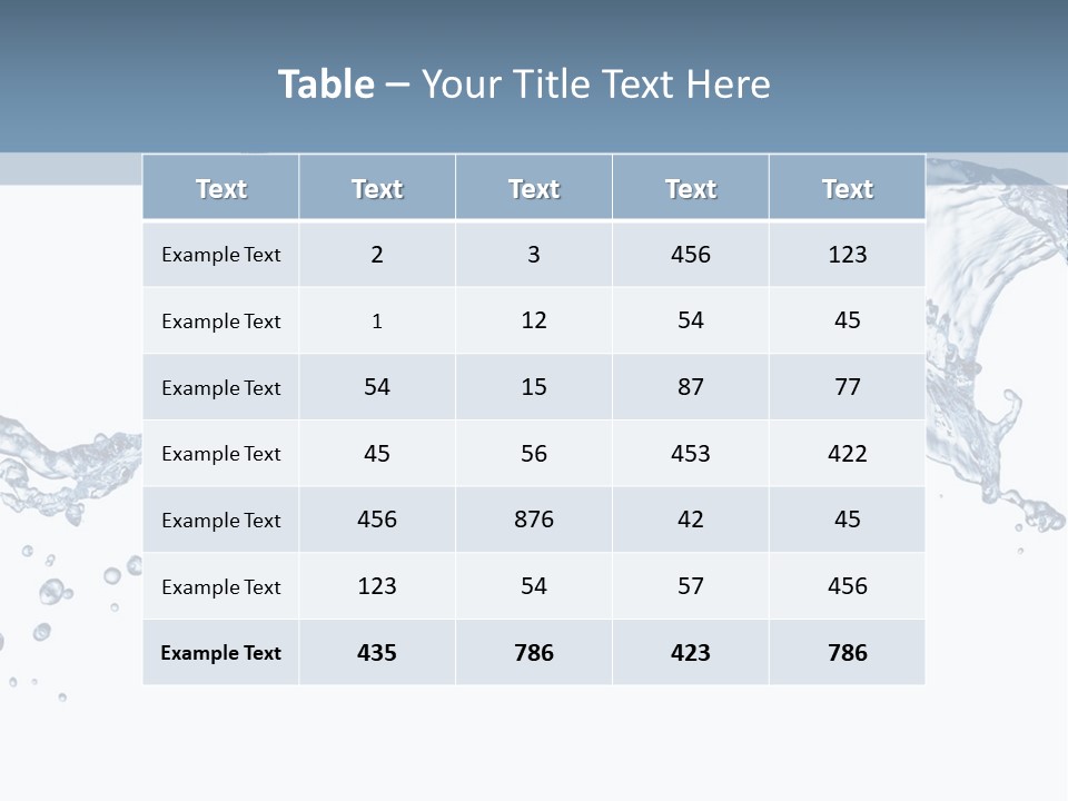 Isolated White Wash PowerPoint Template
