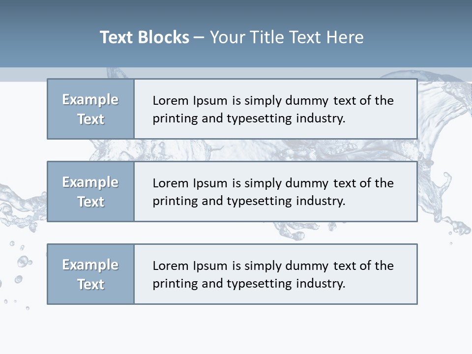 Isolated White Wash PowerPoint Template
