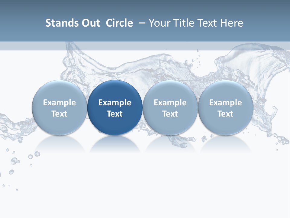 Isolated White Wash PowerPoint Template