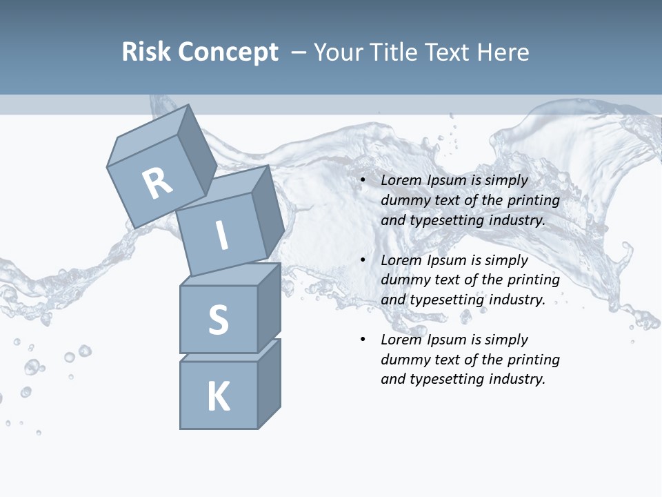 Isolated White Wash PowerPoint Template