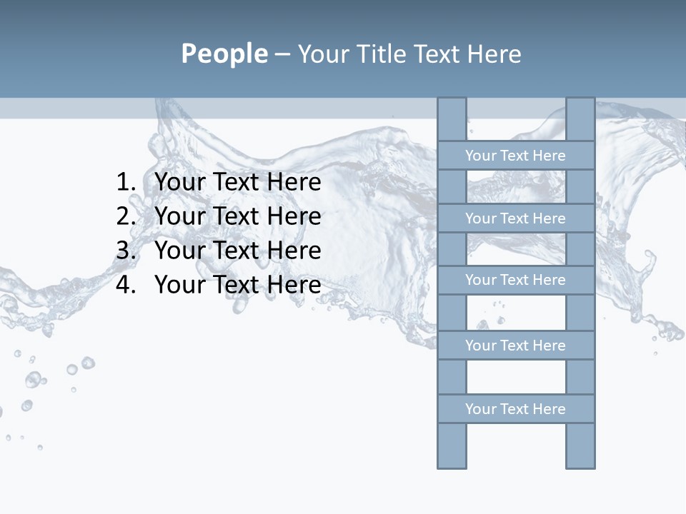 Isolated White Wash PowerPoint Template