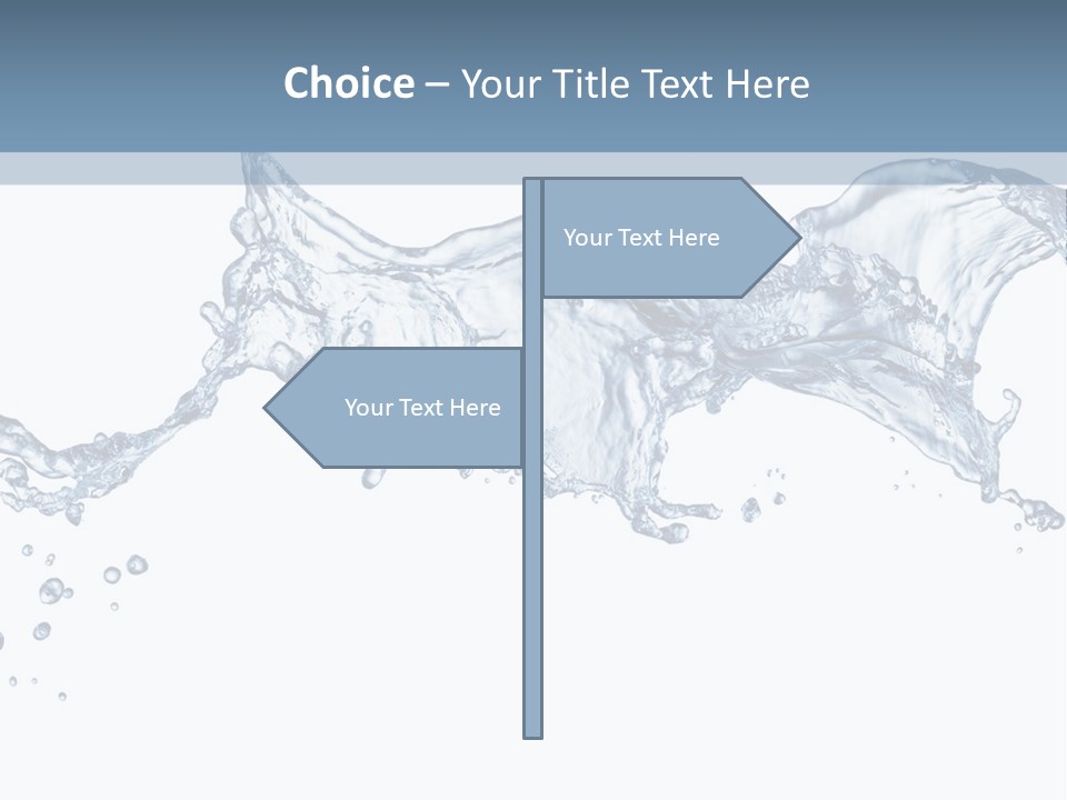 Isolated White Wash PowerPoint Template