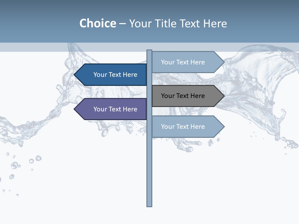 Isolated White Wash PowerPoint Template