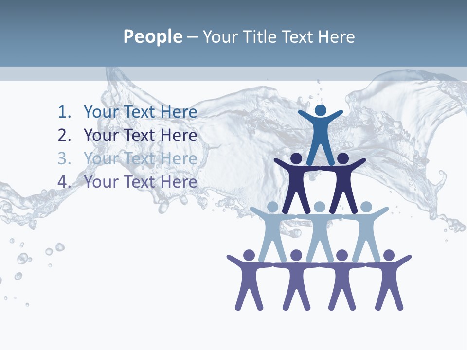 Isolated White Wash PowerPoint Template