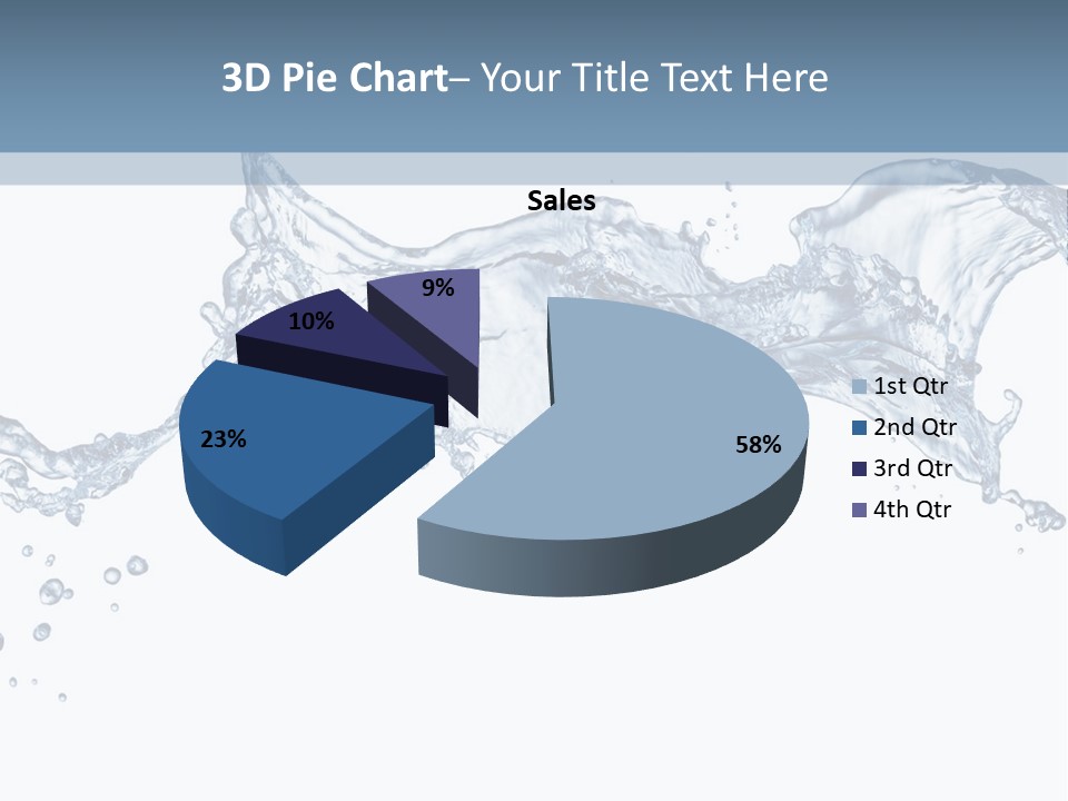 Isolated White Wash PowerPoint Template