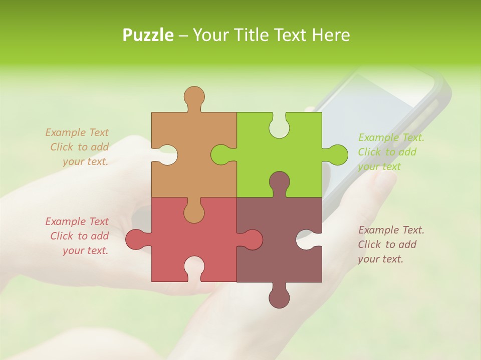 Wellbeing Background Care PowerPoint Template