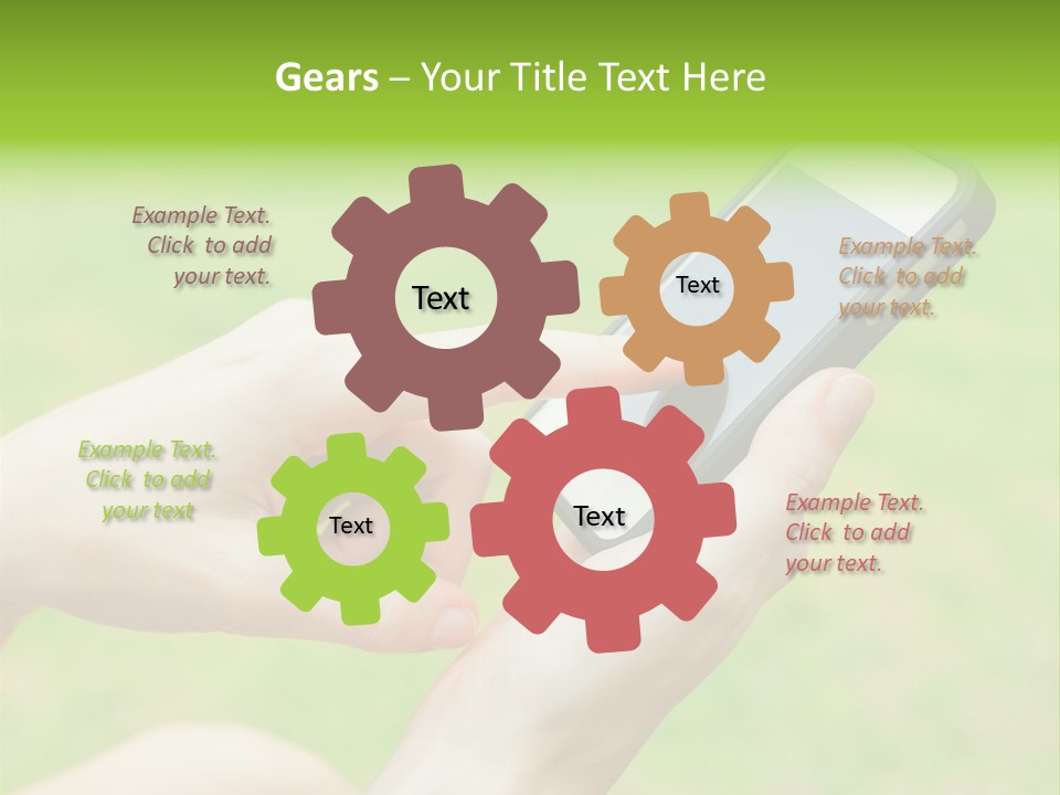 Wellbeing Background Care PowerPoint Template