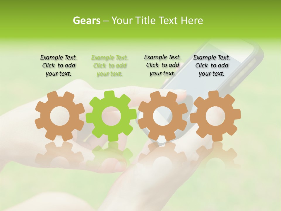 Wellbeing Background Care PowerPoint Template