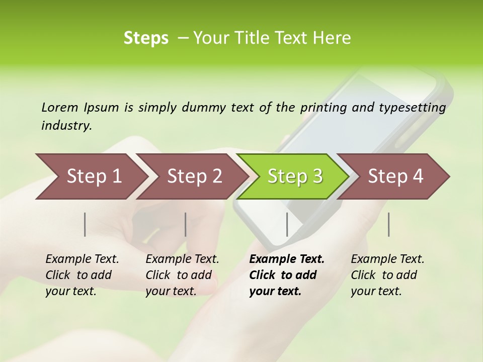 Wellbeing Background Care PowerPoint Template
